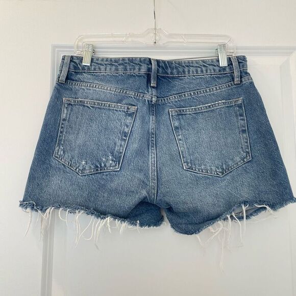 Frame Le Grand Garçon Denim Shorts Size 28 - Picture 2 of 6